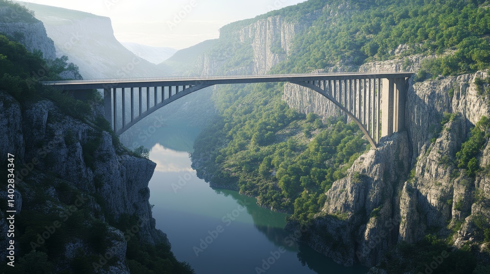 Obraz premium How does structural engineering ensure the safety of bridges? 