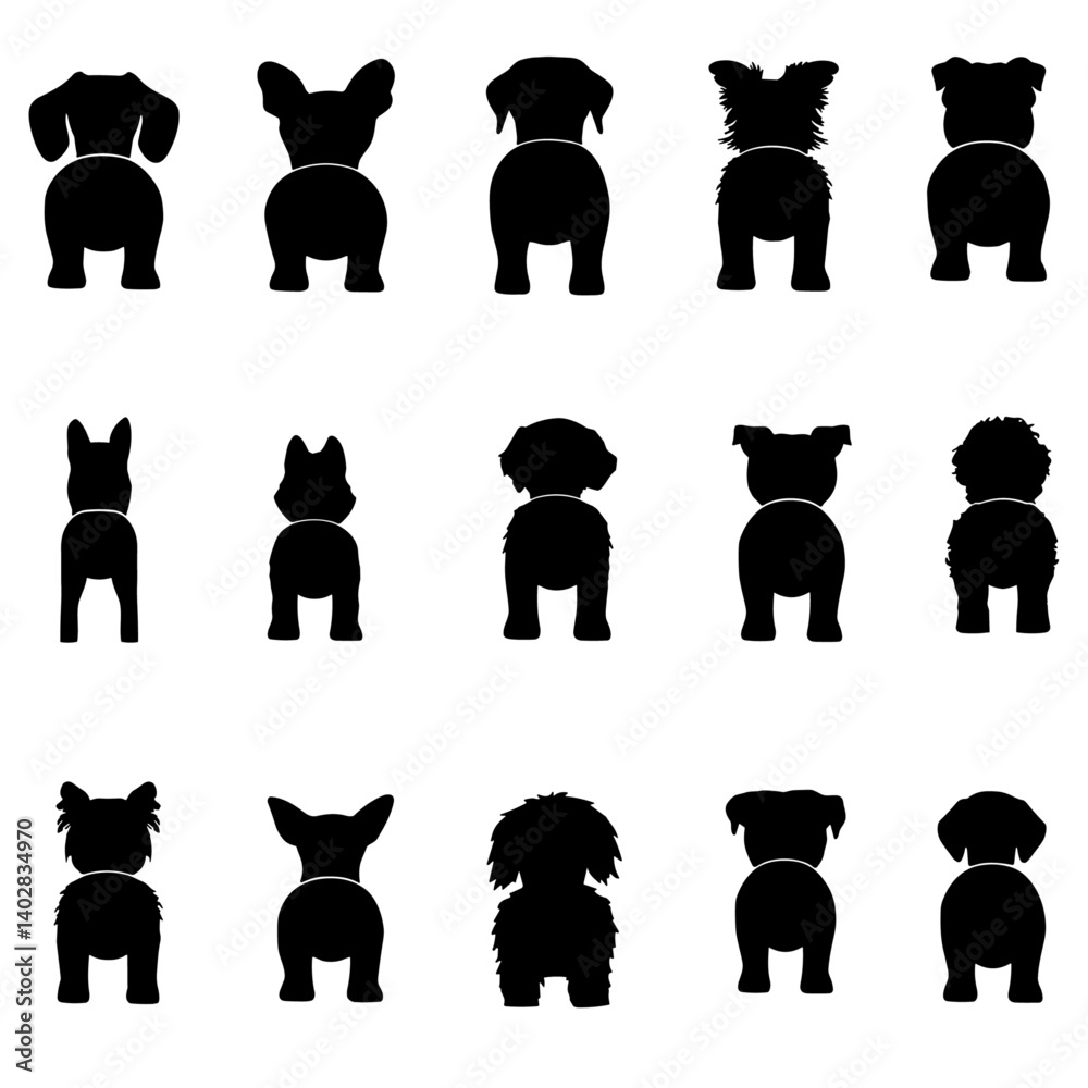 Dog breed drawing art vector