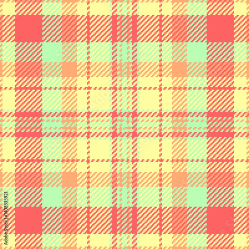 Vibrant pastel plaid pattern.  Perfect for textile design, fashion, wallpaper, or website backgrounds.  A cheerful and modern design evoking feelings of warmth and optimism.