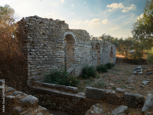 Ruins of the ancient city of Iasos. Kiyikislacik town, Mugla city, Turkey country