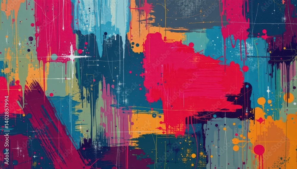 Fototapeta premium Dynamic Texture Incorporate various textures such as brush strokes or fabric patterns to enhance the visual interest of the background.