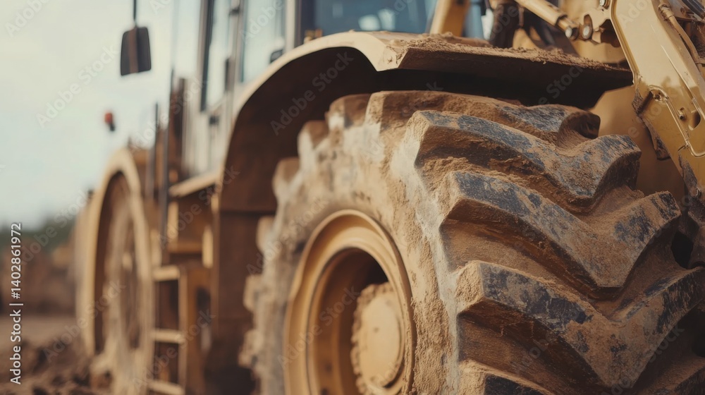 Construction worker adjusting heavy machinery. Featuring heavy equipment and precision Construction worker adjusting heavy machinery. Featuring heavy equipment and precision
