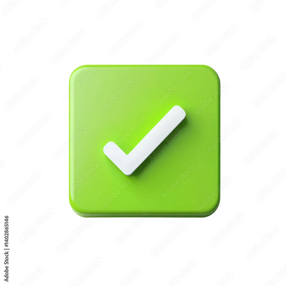 Green check mark icon illustration on transparent background Green check mark icon illustration on transparent background