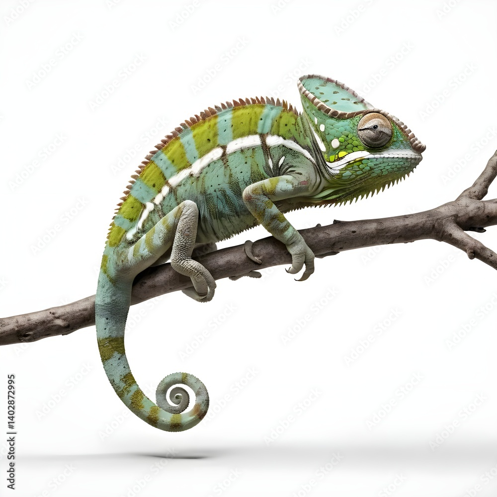 Obraz premium Panther Chameleon on Branch