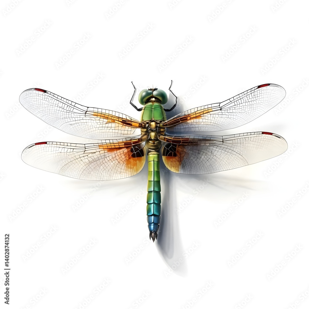 Dragonfly Top View Dragonfly Top View
