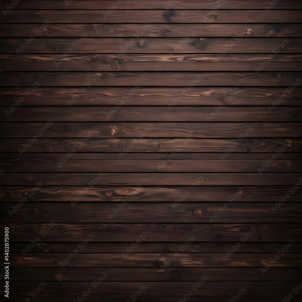 Fototapeta premium Dark Brown Wooden Planks Background Texture