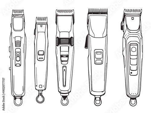 Hair Clipper Clean Outline Set
