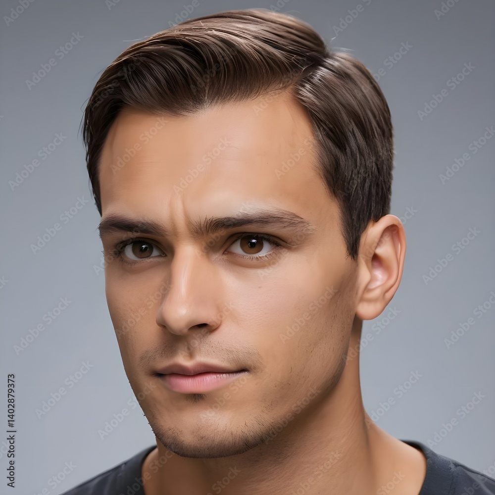 Portrait of a serious young man Portrait of a serious young man