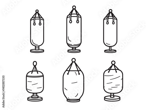 Punching Bag Outline Series