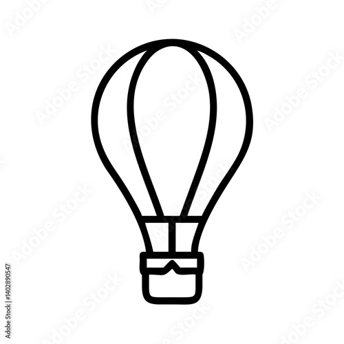 Ikona balonu na gorące powietrze