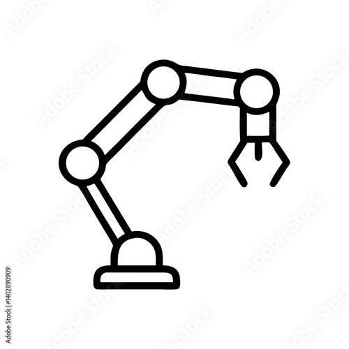 Robotic arm icon