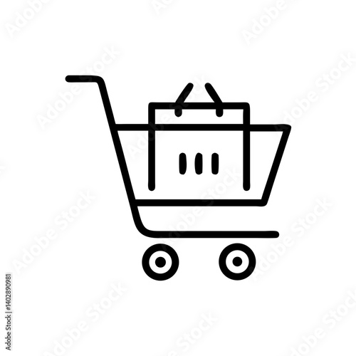 Shopping cart icon