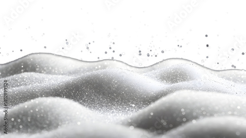 Snowy Mountain Peaks White Winter Wonderland Wilderness Landscape Banner Header Background.