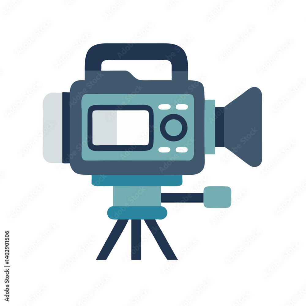 Video Camera Representing Film, Media Production, and Videography Video Camera Representing Film, Media Production, and Videography