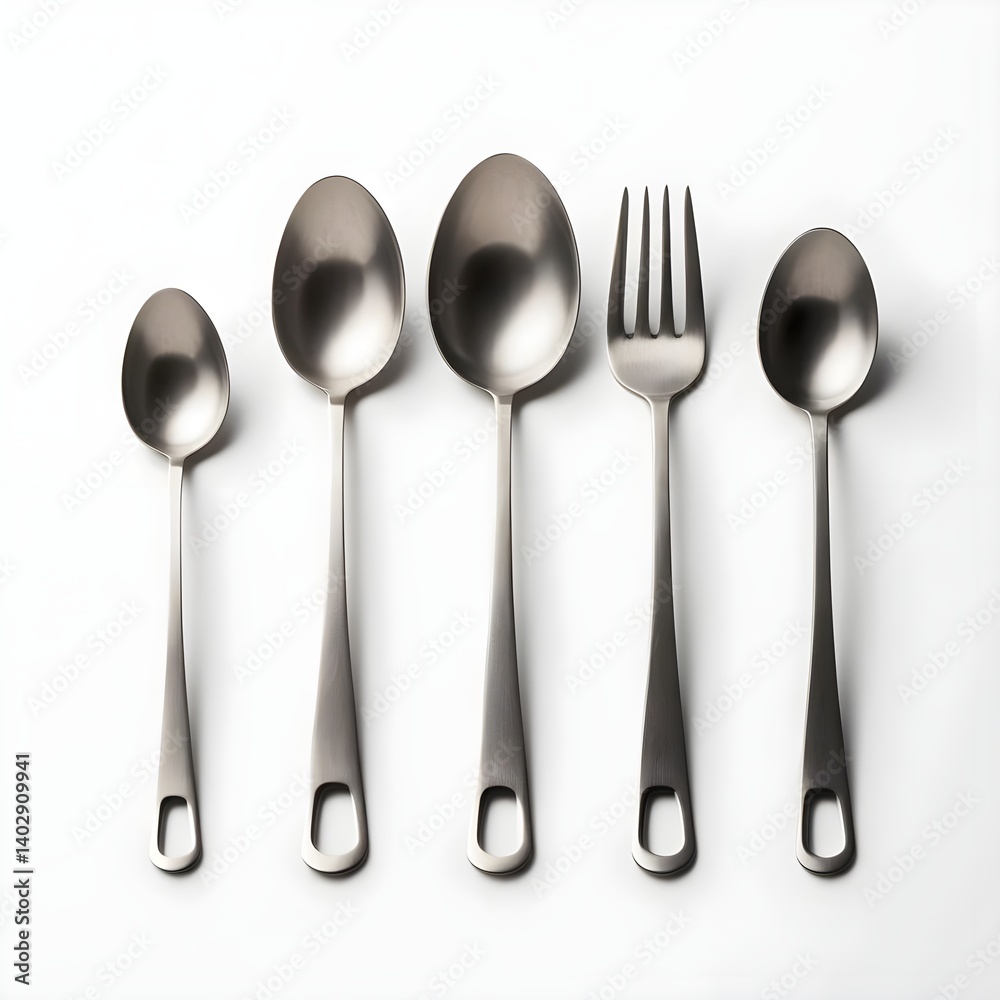 Elegant Modern Silverware Set Elegant Modern Silverware Set