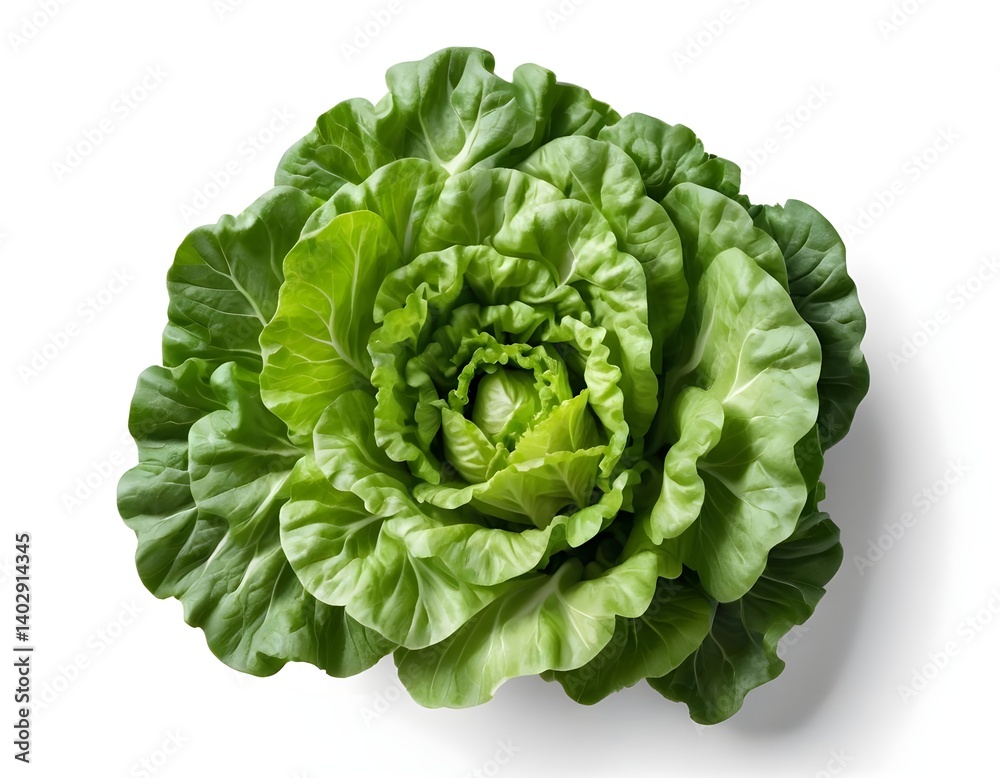 Fototapeta premium Fresh Green Lettuce Head