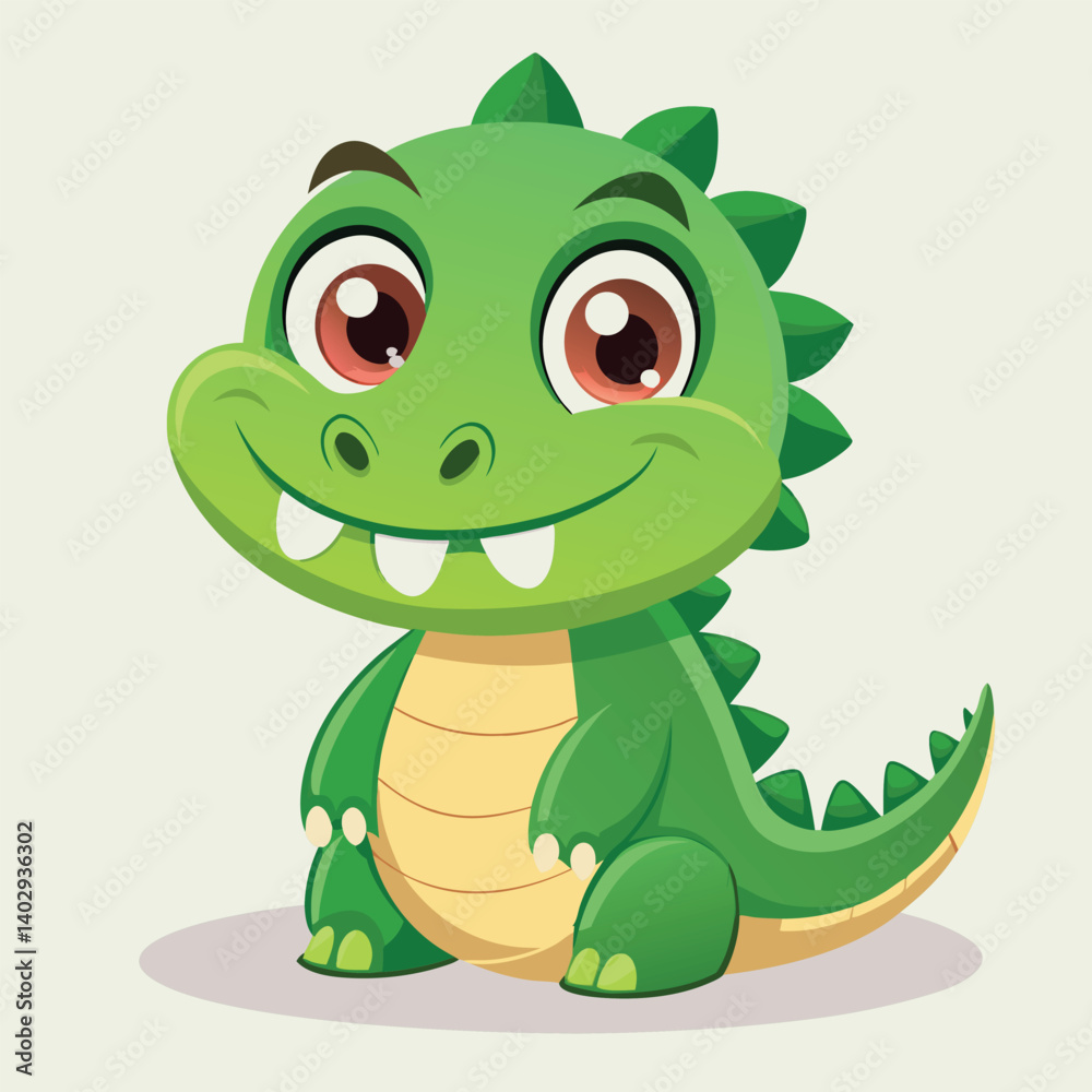 Fototapeta premium Cute Crocodile