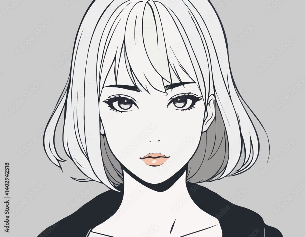 Personnage de style anime