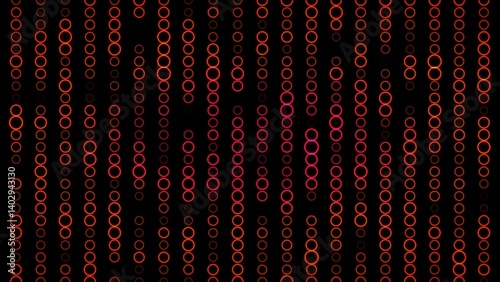Glowing Led Party Light Animation, Light Effect, Bokeh, Orange, green, blue. High quality 4k footage.