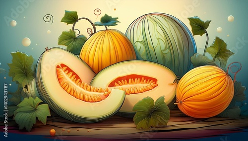 Melons and watermelons