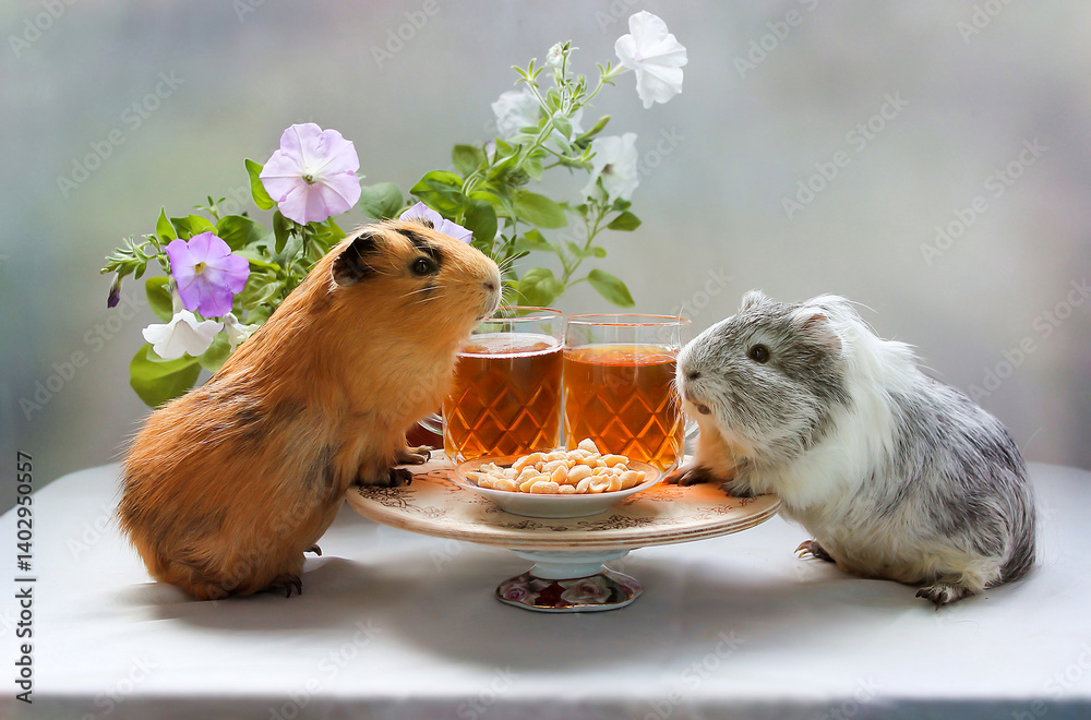 guinea pig tea time