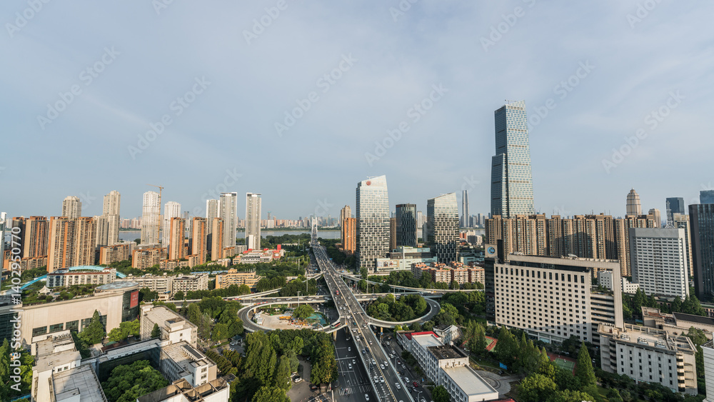 Fototapeta premium Wuhan City Center, China