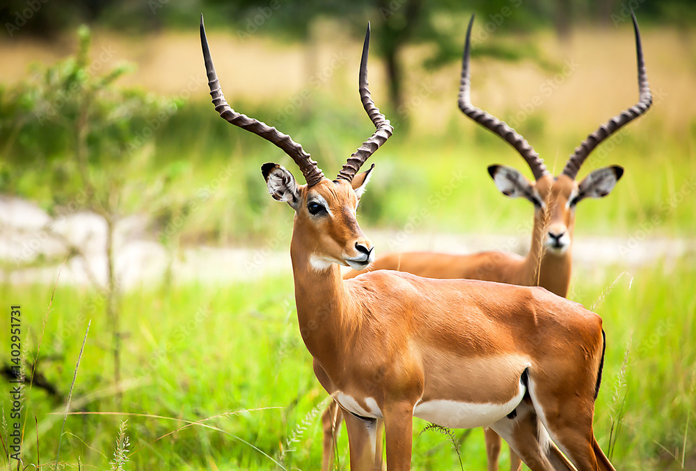 impala in the savannah