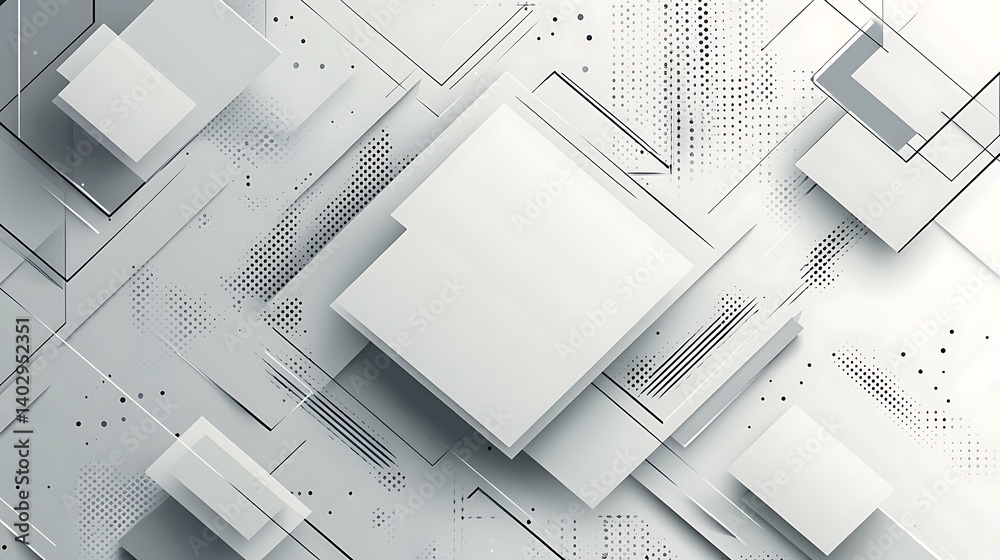 Abstract Geometric Design with Spheres and Lines, Abstract geometric design with spheres and diagonal lines on a white background Abstract Geometric Design with Spheres and Lines, Abstract geometric design with spheres and diagonal lines on a white background