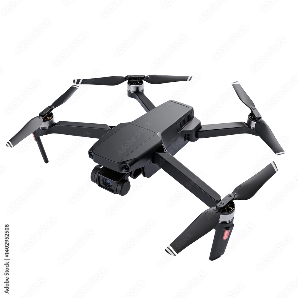 Professional Camera Drone on transparent background Professional Camera Drone on transparent background