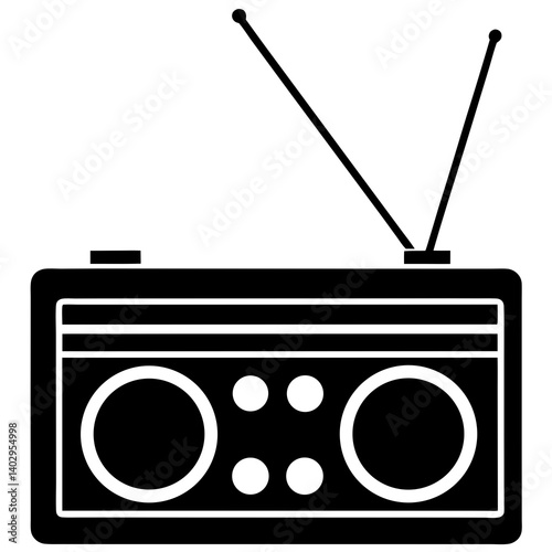 retro radio set