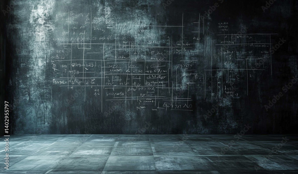 abstract Blackboard background with numbers abstract Blackboard background with numbers