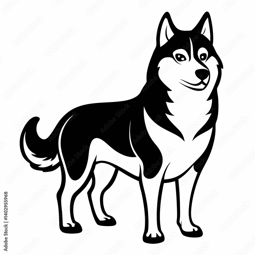 vector illustration of dog vector illustration of dog