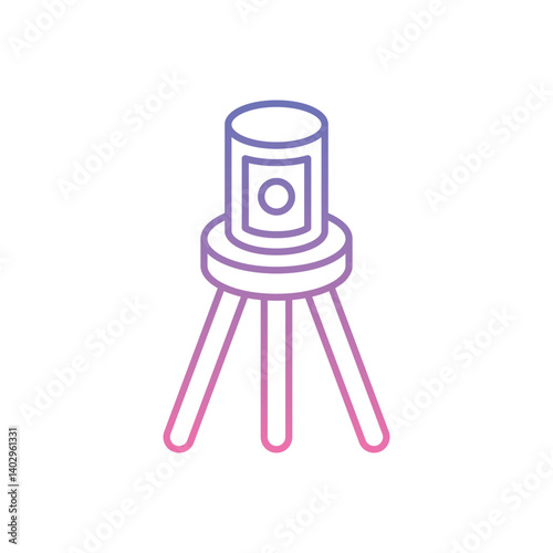 Laser Level Icon vector stock illustration