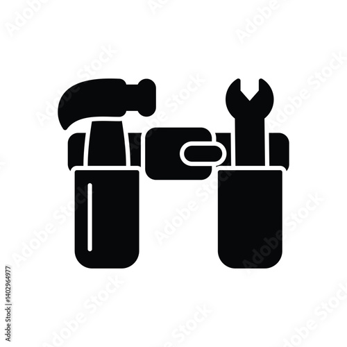 Tool Belt Icon vector stock illustration