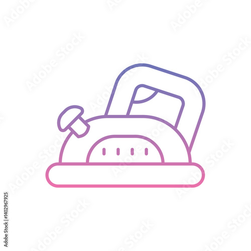 Electric Planer Icon vector stock illustration