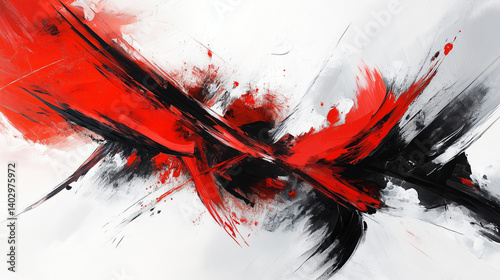 red black watercolor splash background