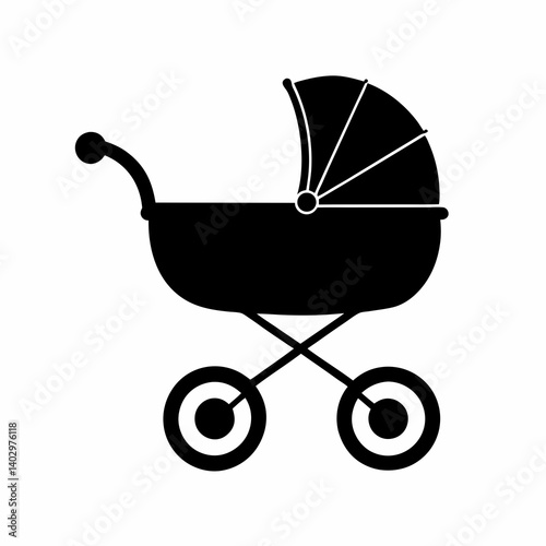 baby carriage vector illustration