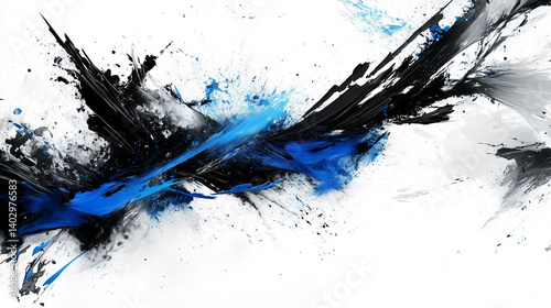 blue black abstract watercolor background