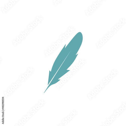 feather isolated on white background