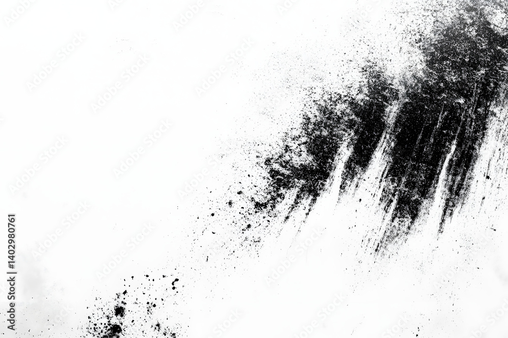 Fototapeta premium Abstract grunge black and white distressed texture background