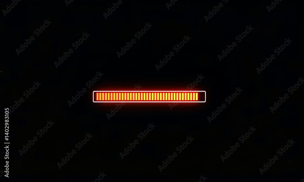 Abstract loading bar computer generated