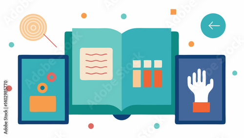 Interactive Displays Interactive book displays featuring tactile elements where patrons can feel textures related to the book themes encouraging exploration and sensory engagement.