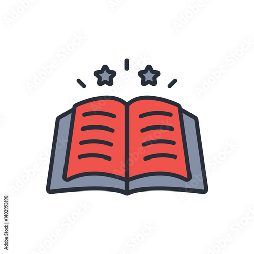 storytelling icon. vector.Editable stroke.linear style sign for use web design,logo.Symbol illustration.