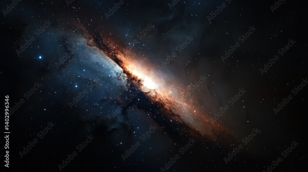 Cosmic nebulae in deep space. A vibrant display of interstellar dust and gas clouds Cosmic nebulae in deep space. A vibrant display of interstellar dust and gas clouds