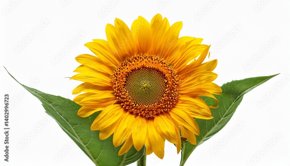 Obraz premium sunflower isolated on white