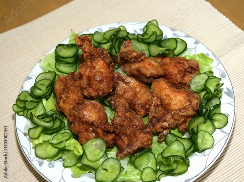 鶏モモ肉の唐揚げ