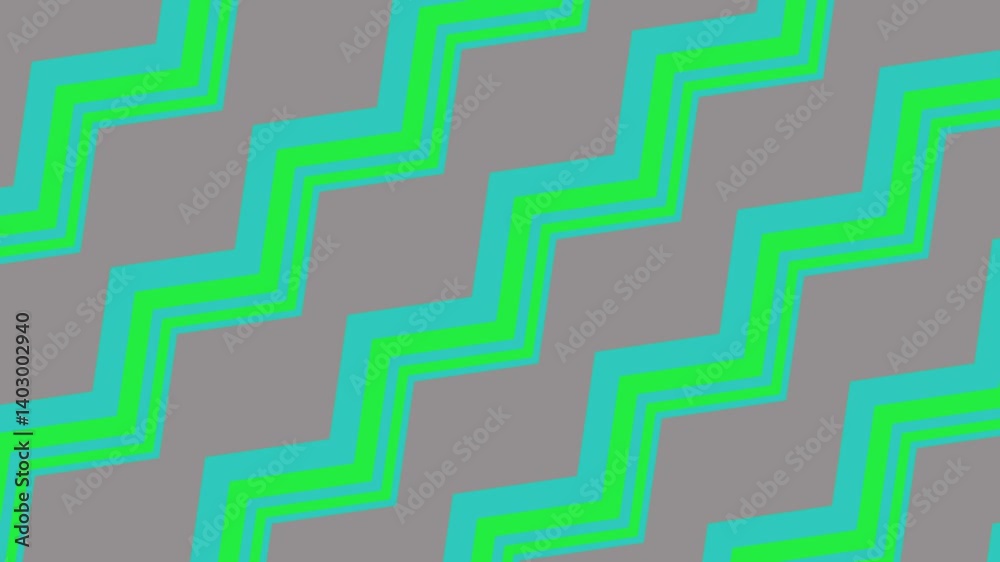 Zigzag Green Teal Gray Pattern. Zigzag Green Teal Gray Pattern.