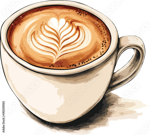 coffee cup vector art