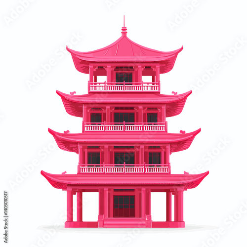 Pink sensoji