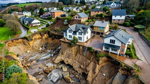 Homes Teetering on the Edge of Disaster After Severe Erosion